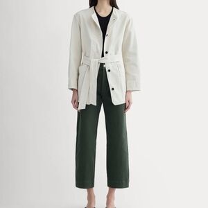 Everlane Utility Straight leg pant Dark Forest Size 10